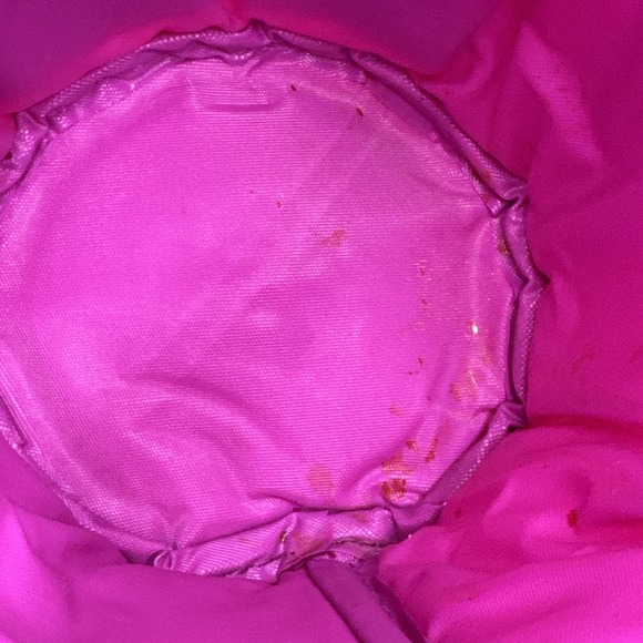 Vtg Tupperware #2414B-4 Thirst Quake 30oz Purple Drink Tumbler Lid Bag Holder - Picture 9 of 14